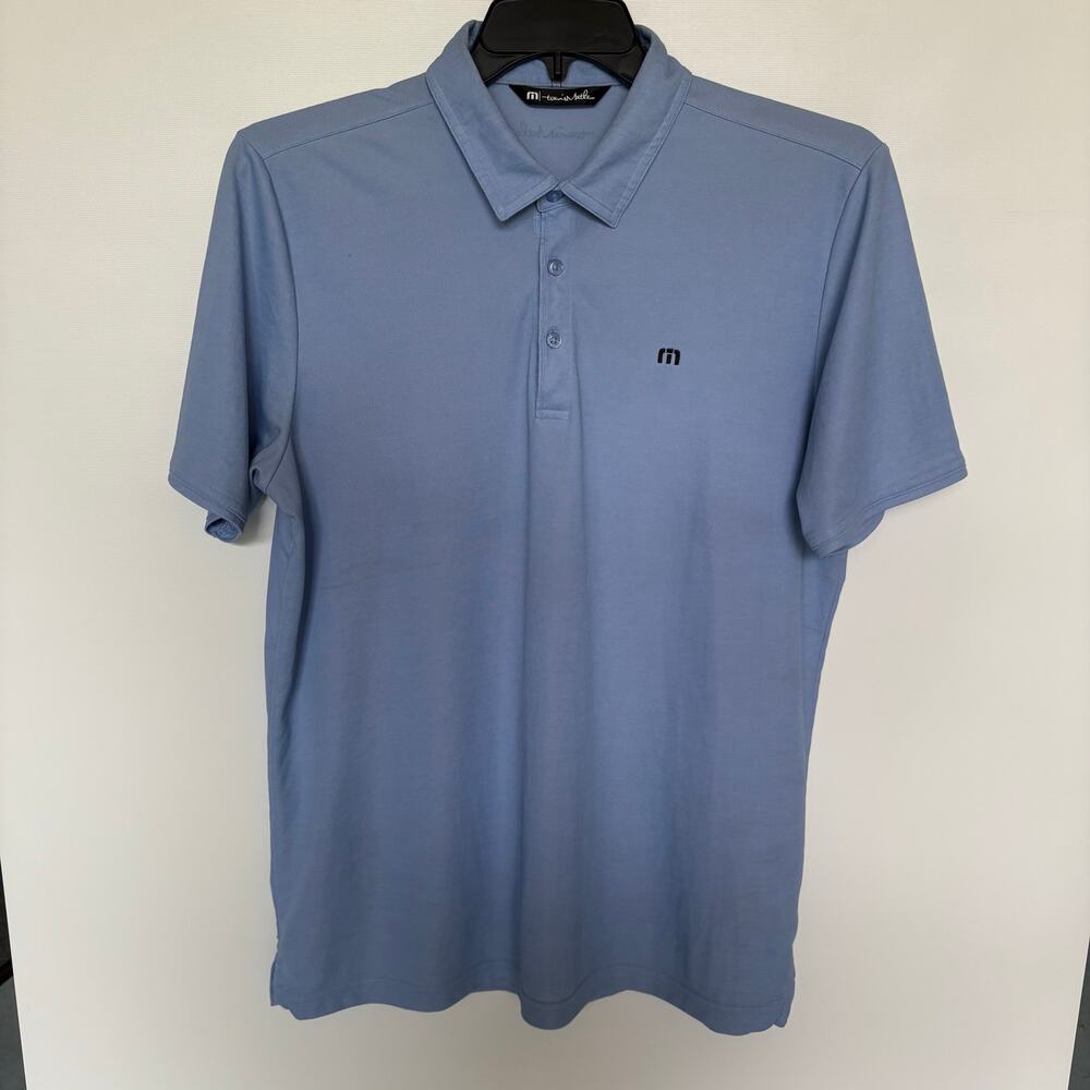 Travis Mathew - Baby Blue Golf Polo - Size Large